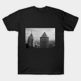 Black and White Philly Skyline Photo T-Shirt